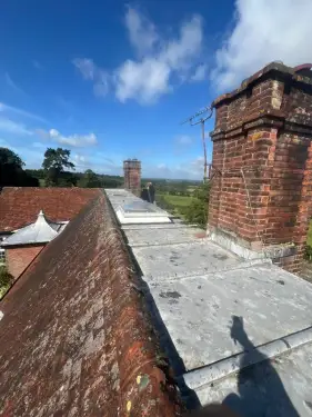 Click Here To Enlarge This Photo Of Roofing with Lead
