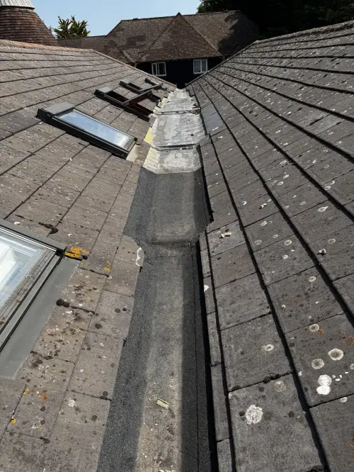 Click Here To Enlarge This Photo Of Lead Gully Replacement